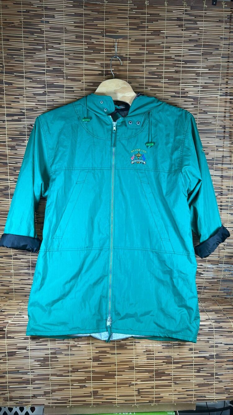 Ryder Cup The Country Club Go Pak Large (L) Rain Jacket Vintage Golf